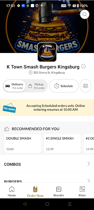 K Town Smash Burger Screenshot 1