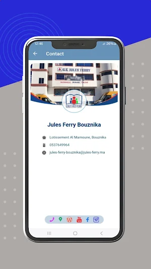 GS Jules Ferry Bouznika mobile Screenshot 1
