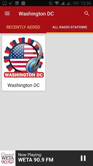 Washington DC Radio Stations - USA Screenshot 3
