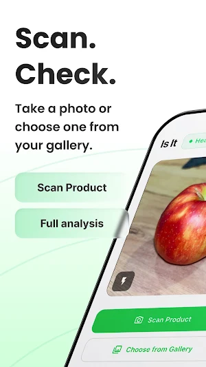 Is It Healthy: Food Scanner Screenshot 0