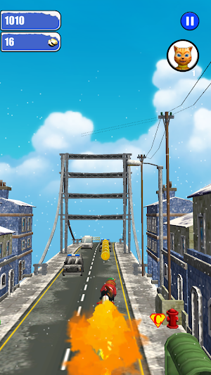 Leo Cat Ice Run - Frozen City Screenshot 3