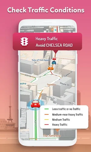 GPS, Maps, Live Navigation & Traffic Alerts Screenshot 2