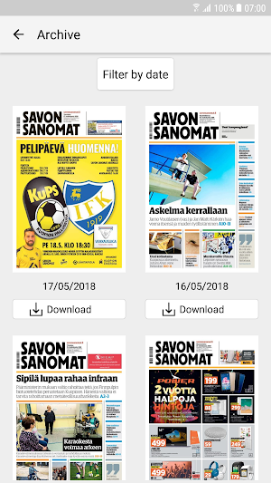 Savon Sanomat Screenshot 2