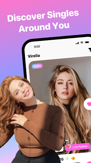 Virelia – Chat with Singles Screenshot 1