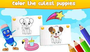 Puppy Coloring Book Screenshot 0