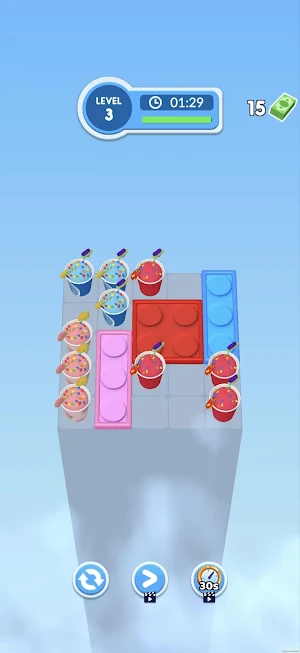 Drop Scoops Puzzle Screenshot 2