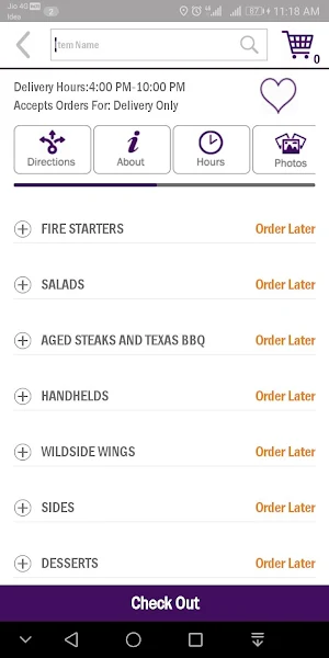 A La Carte Services Screenshot 3