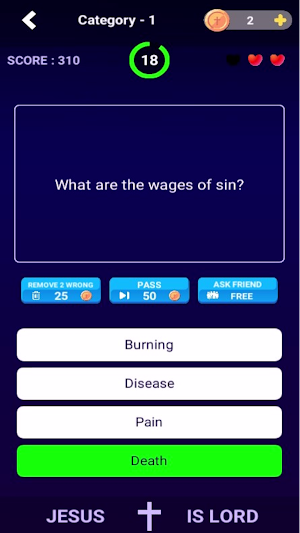 GOSPEL - Bible Quiz Screenshot 2