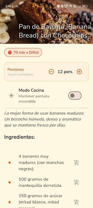 Recetas de Postres y Pasteles Screenshot 1