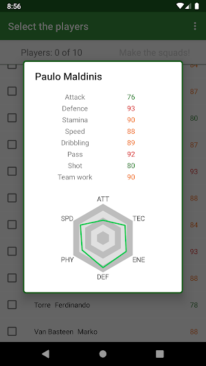 Balance your teams Screenshot 1