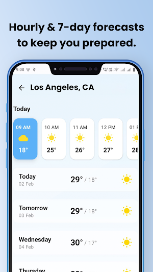 Weather App - Rain Alert Screenshot 2