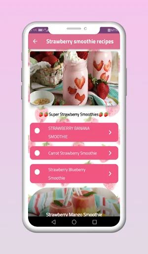 Strawberry Smoothie Screenshot 0