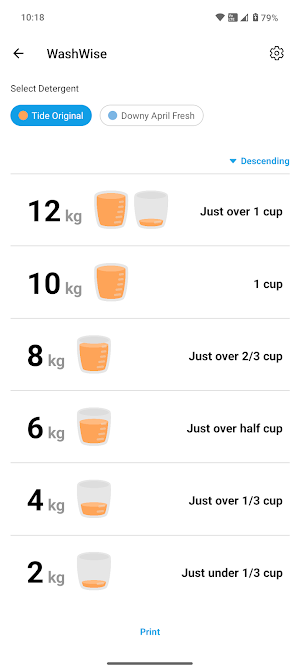 WashWise Screenshot 0