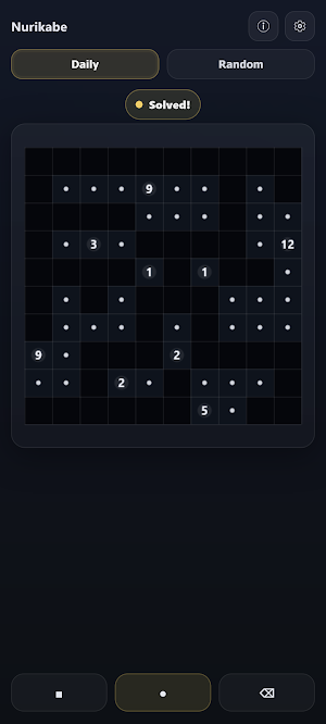 Nurikabe - Island Logic Puzzle Screenshot 0