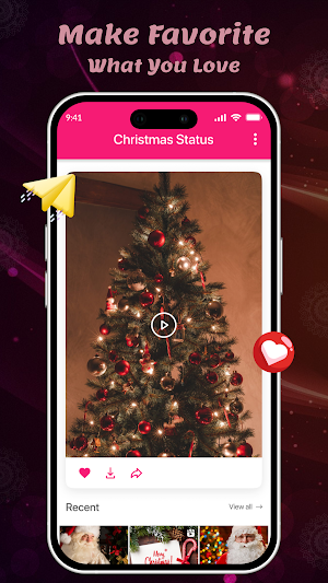 Christmas Video Status Screenshot 2