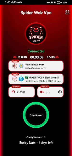 Spider Web Vpn Screenshot 3