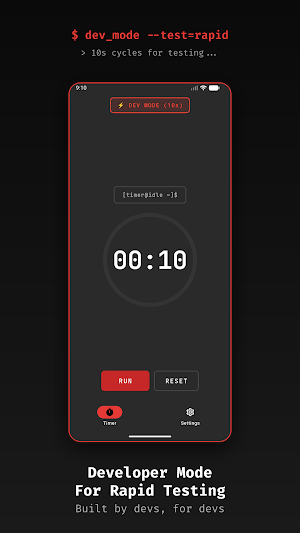 Pomodoro Timer – Terminal Screenshot 3