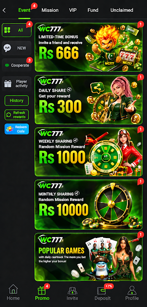 wc777 game Screenshot 2