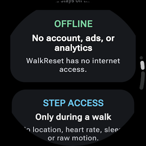 WalkReset: Walking Reminder Screenshot 0