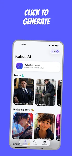 Kafios: AI Photo Editor Screenshot 1