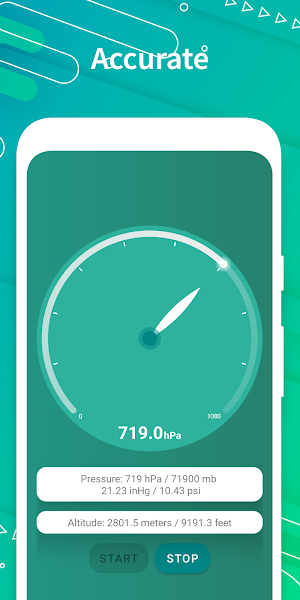 Multi-Unit Barometer Screenshot 3