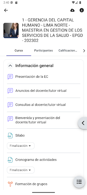 Clementina UCV App Screenshot 2