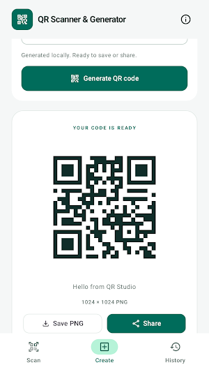 QR Scanner & Generator Screenshot 0