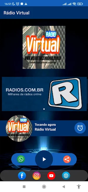Rádio Virtual Screenshot 1