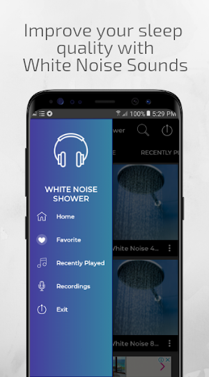White Noise Shower Screenshot 0
