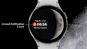 Animated Moon Phase Watch Face Screenshot 2