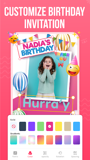 Invitation Maker & Card Maker Screenshot 1