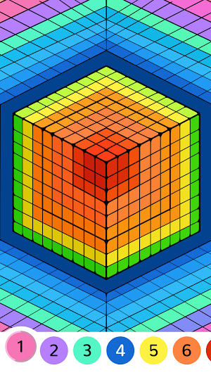 Flowerscapes: Color by Number Screenshot 3