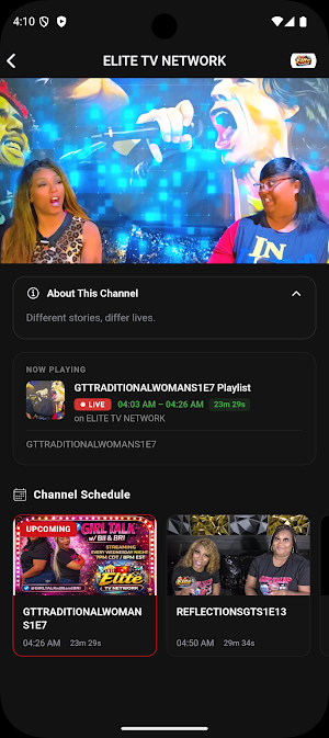 ELITE TV NETWORK Screenshot 1