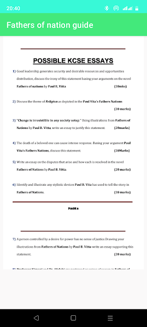 Father of nations book guide Screenshot 3