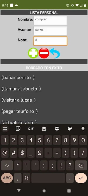 Mis Pendientes Screenshot 2
