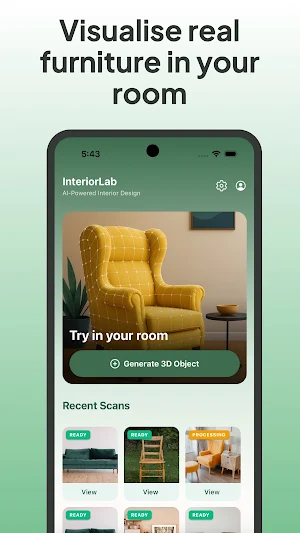 InteriorLab - AI Room Design Screenshot 0