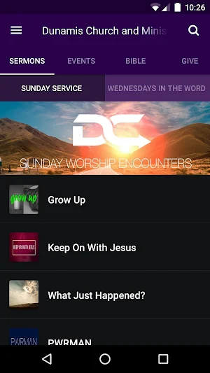Dunamis Church App Screenshot 0