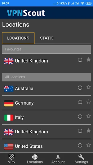 VPNScout Screenshot 0