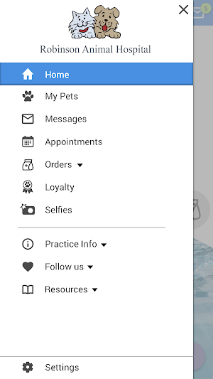 Robinson Vet App Screenshot 0