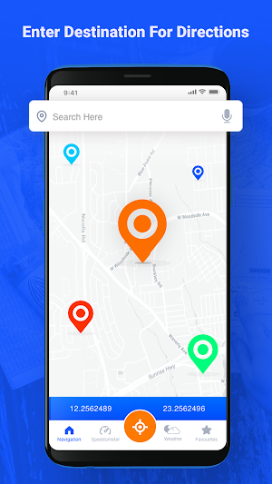 Voice GPS Driving Directions, GPS Navigation, Maps Screenshot 0