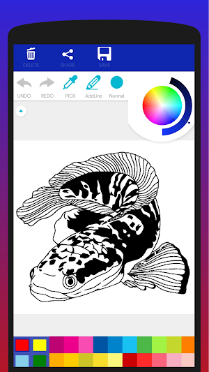 Snakehead Fish Coloring Book Screenshot 0