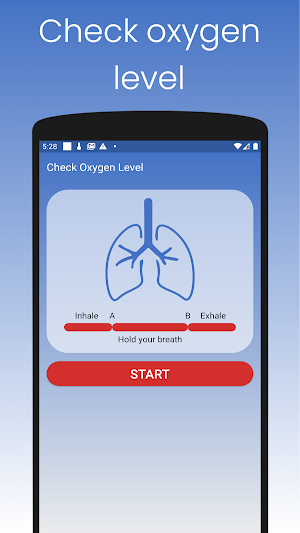 Check Oxygen Level - Lung Capacity Screenshot 0