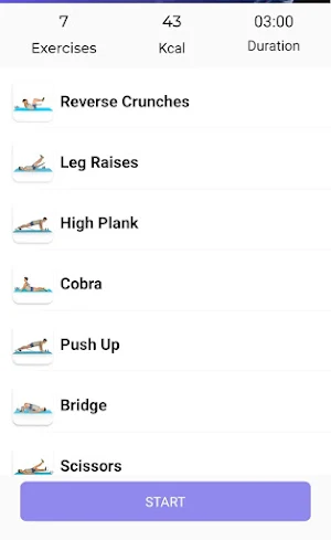 Workout Home Fitness Screenshot 2