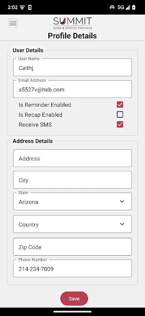 Summit Retailers QA Screenshot 1