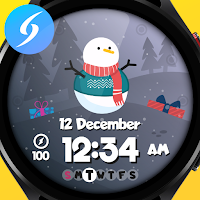 SH011 Watch Face, WearOS watch