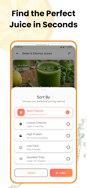 SunBlend Juice & Smoothies Screenshot 3