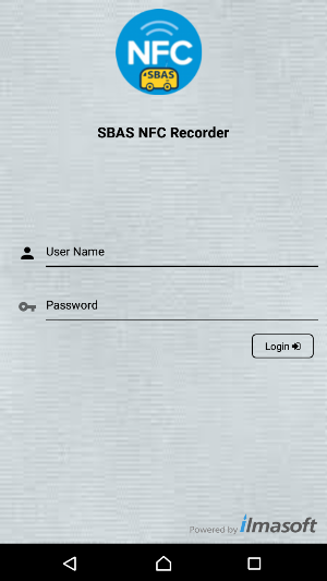 SBAS NFC Recorder Screenshot 1