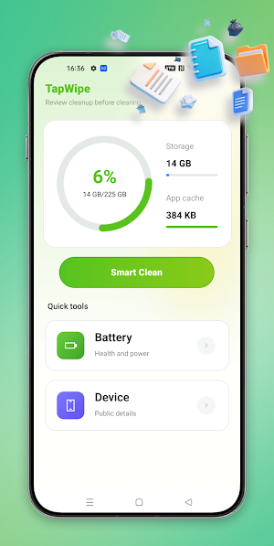 Tap Wipe Screenshot 2