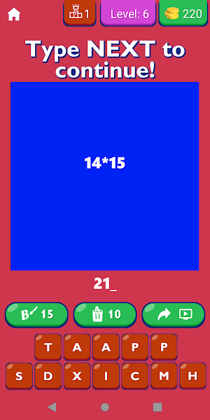 Maths Multiplication Quiz Game Screenshot 1