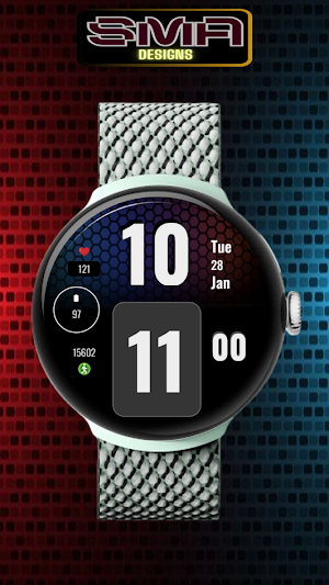 Bold Horizon SMA Watch Face-42 Screenshot 1